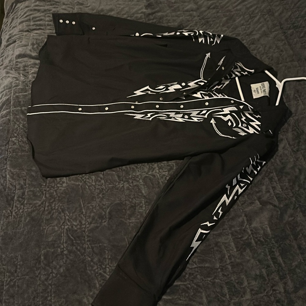 Men’s western pearl snap shirt